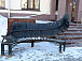 Скамейка, установленная у здания Вологодской областной библиотеки, к 100-летию газеты «Красный Север»